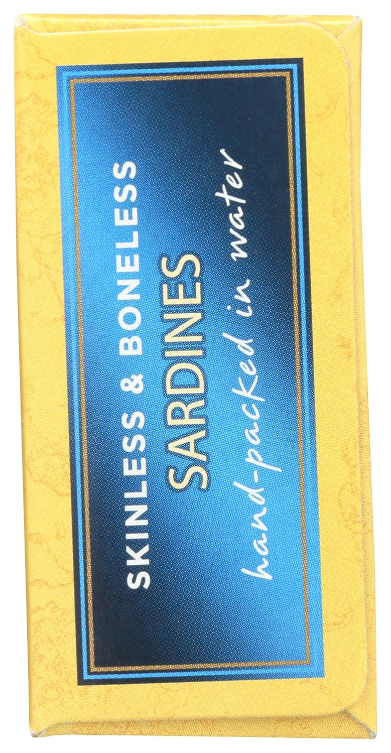 Reese Skinless and Boneless Sardines, Low Sodium in Water, 4.38-Ounce (Pack of 10) Packaging May Vary