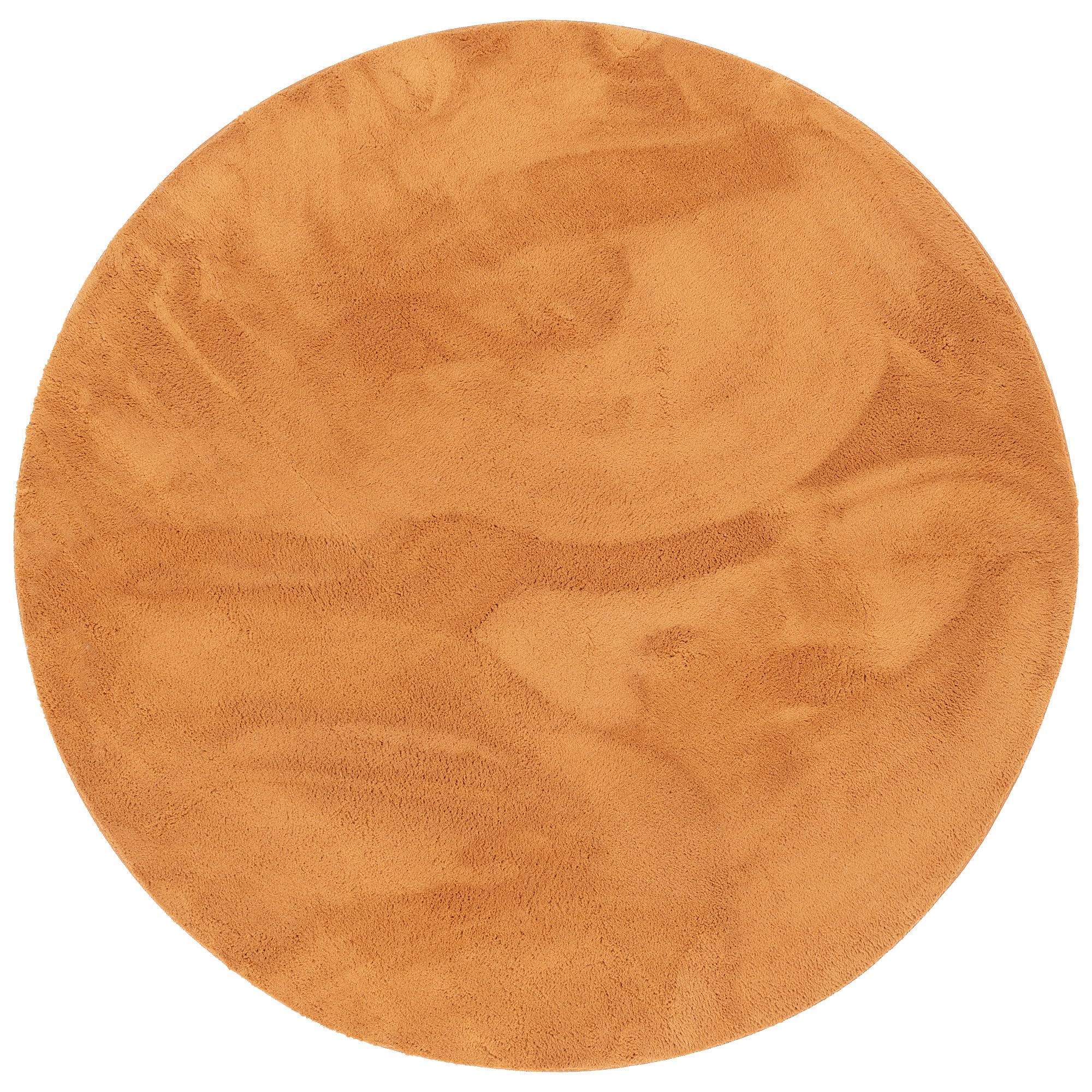 Pergamon Luxus Super Soft Kunstfell Teppich Pearl Einfarbig – Wohnzimmer, Rund & Eckig