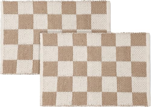 Vista 152 de REDEARTH · Alfombra redonda – Alfombra trenzada de yute natural de 6 pies – Alfombras de yute bohemio reversibles hechas a mano para dormitorio
