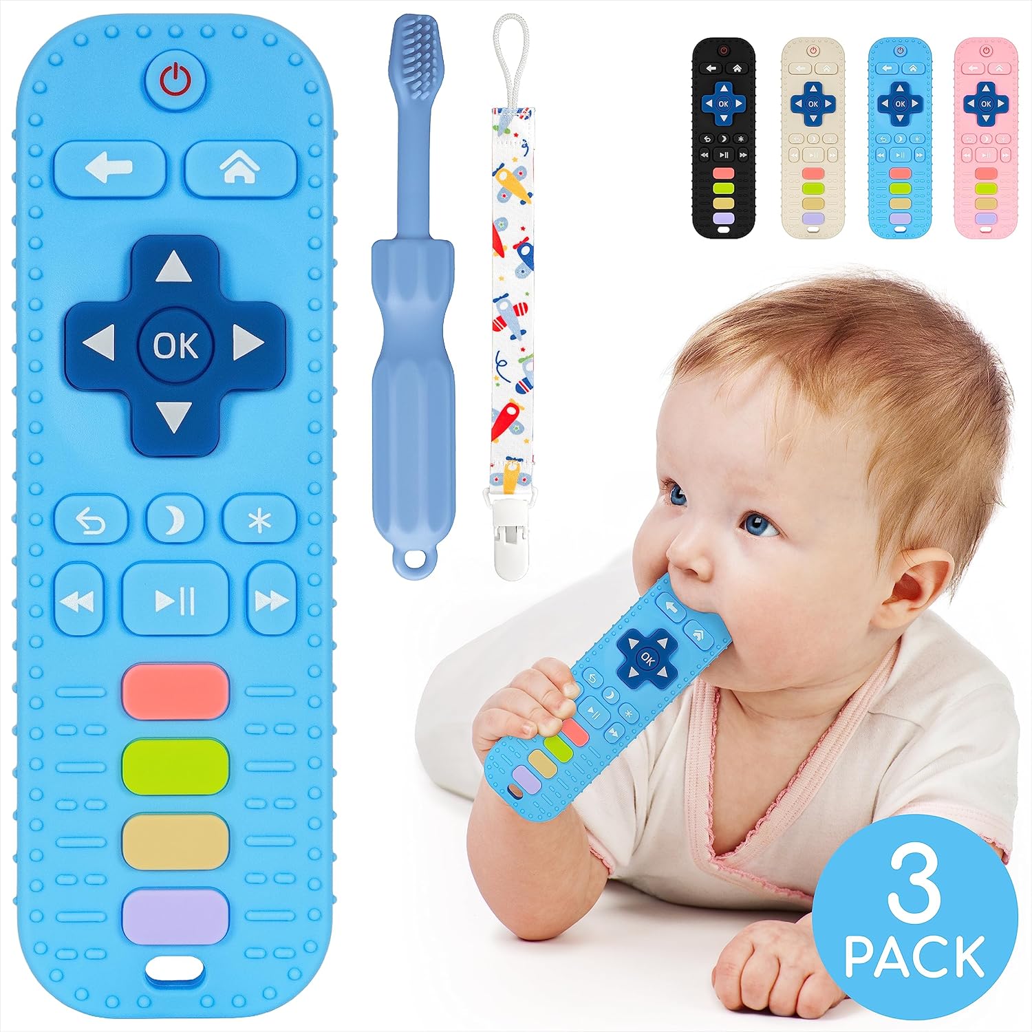 Baby Remote Control Toy Remote Teether 618 Months