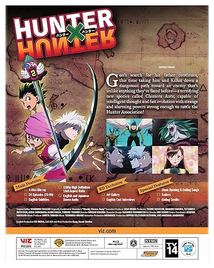 Amazon Com Hunter X Hunter Set 5 Blu Ray Various Various Movies Tv Amazon Com Hunter X Hunter Set 5 Blu Ray Various Various Movies Tv