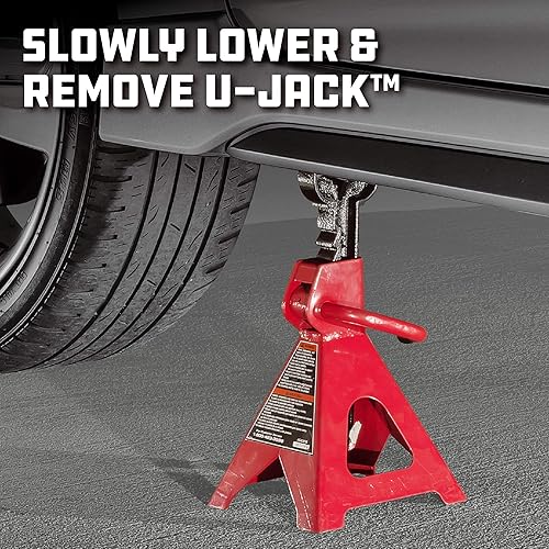 Miniatura 6 de Powerbuilt 620516 Gato para garage 4000 libras UJack