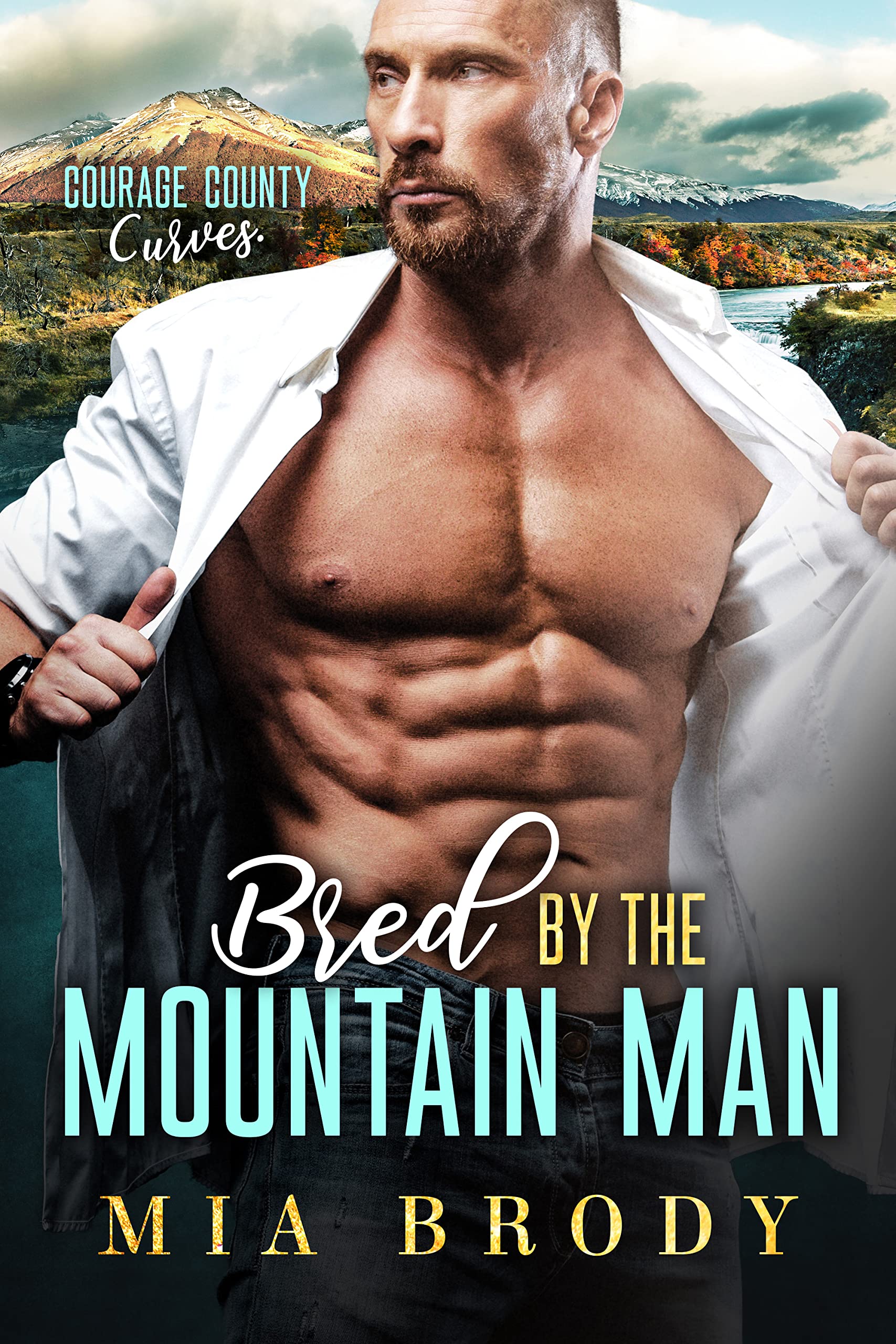 Bred by the Mountain Man (Courage County Curves)