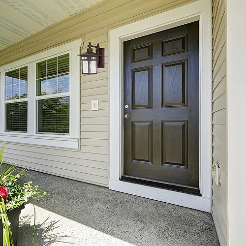 Miniatura 2 de Nuvo 604958 One Light - Soporte de pared para exteriores, grande, bronceoscuro