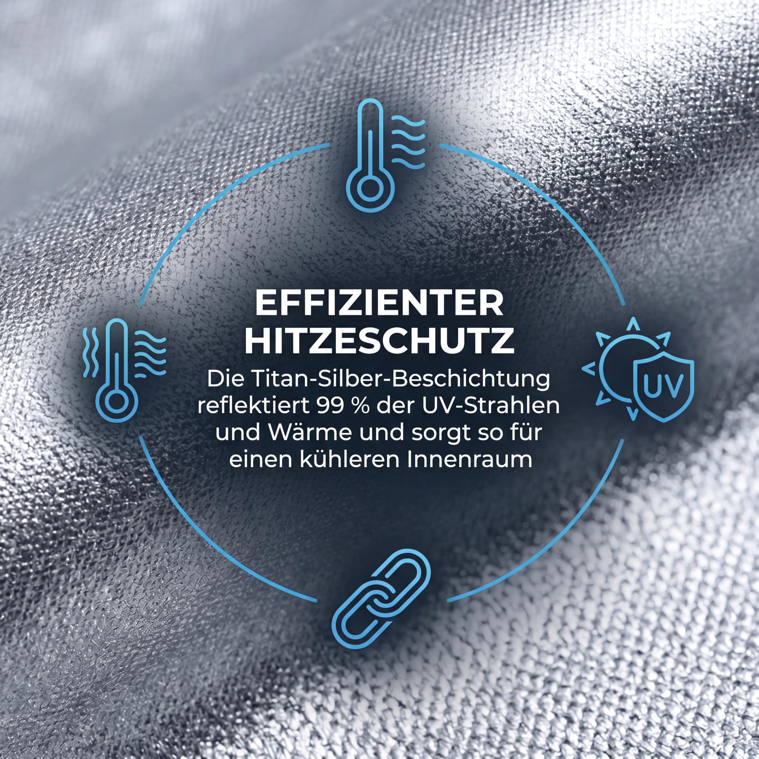 150 x 80 cm groß Sonnenschirm Auto, Auto Sonnenschutz Frontscheibe Faltbar, UV-Schutz Sonnenschirm für die Windschutzscheibe für die meisten Autos