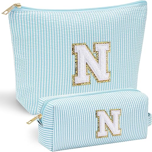 Miniatura 142 de YOOLIFE Regalos del Día de la Madre para Mujeres Bolsa de Maquillaje Inicial 2 Bolsa de Cosméticos Bolsa de Maquillaje de Viaje Regalos