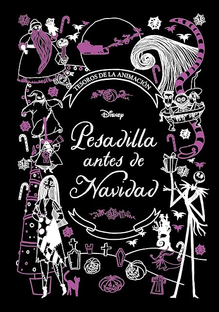 Portada de Pesadilla antes de Navidad. Tesoros de la animación