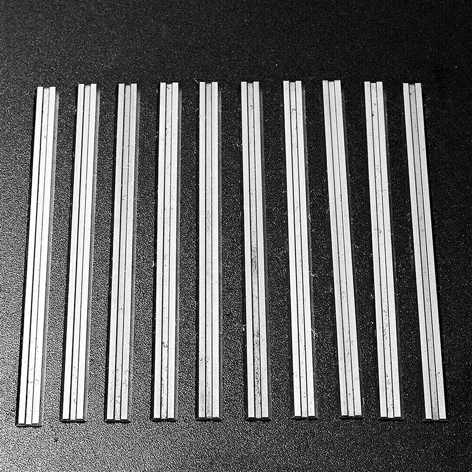 Ostrza strugarki Ostrza strugarskie, 10 szt. 82mm 3-1/4" HSS Noże dwustronne Akcesoria do elektronarzędzi obróbki drewna