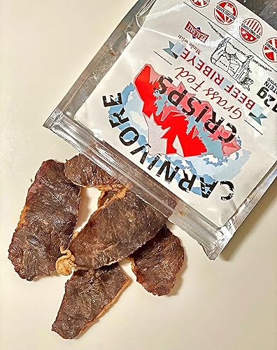Miniatura 4 de Carnivore Crisps Solomillo de carne de res, (3) bolsas de 1.5 onzas, 0.42 oz de proteínas por porción, dieta carnívora aprobada, dieta cetogénica