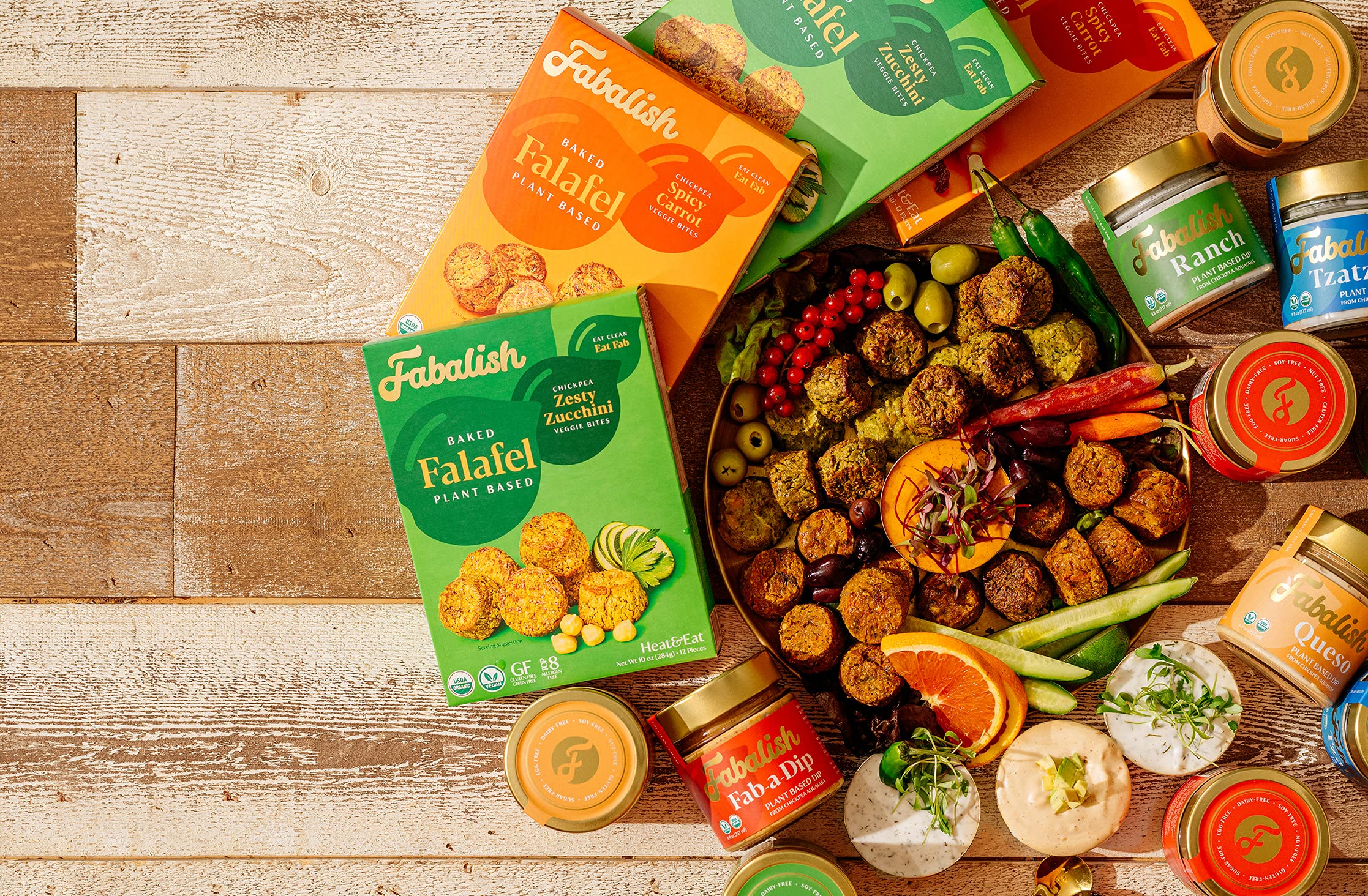 Amazon.com: Fabalish | 2 Falafel, 1 Dip Bundle (2 Zesty Zucchini