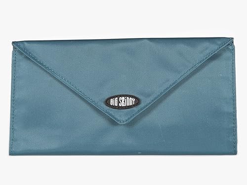 Big Skinny Cartera delgada Slimvelope de tres pliegues para mujer, con capacidad para hasta 40 tarjetas