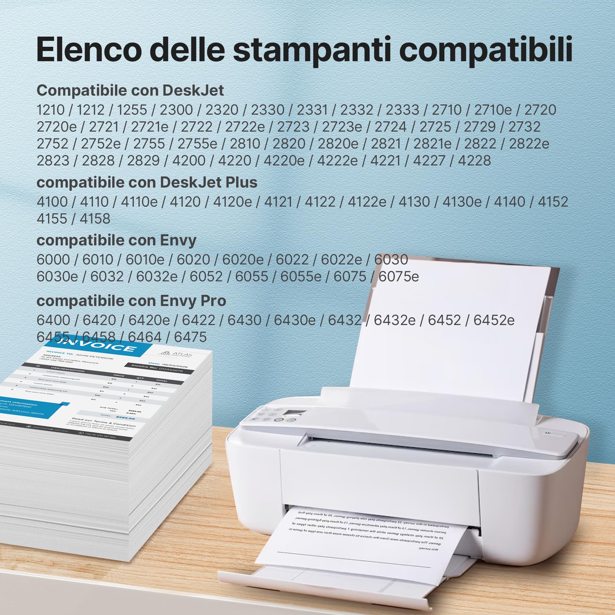 Tiorumcs 305XL Compatibile con Cartucce HP 305 Nero e Colore per HP 305 XL per HP DeskJet 2720E 2720 2820E 4100 4120 4130E 4220E per Envy 6020 6020E 6022E 6030E 6032 6420E 6430E (Nero, Tri-Colore)