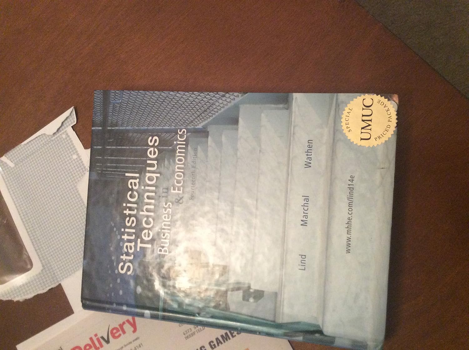 Statistical Techniques in Business & Economics (14th Ed. - UMUC Edition