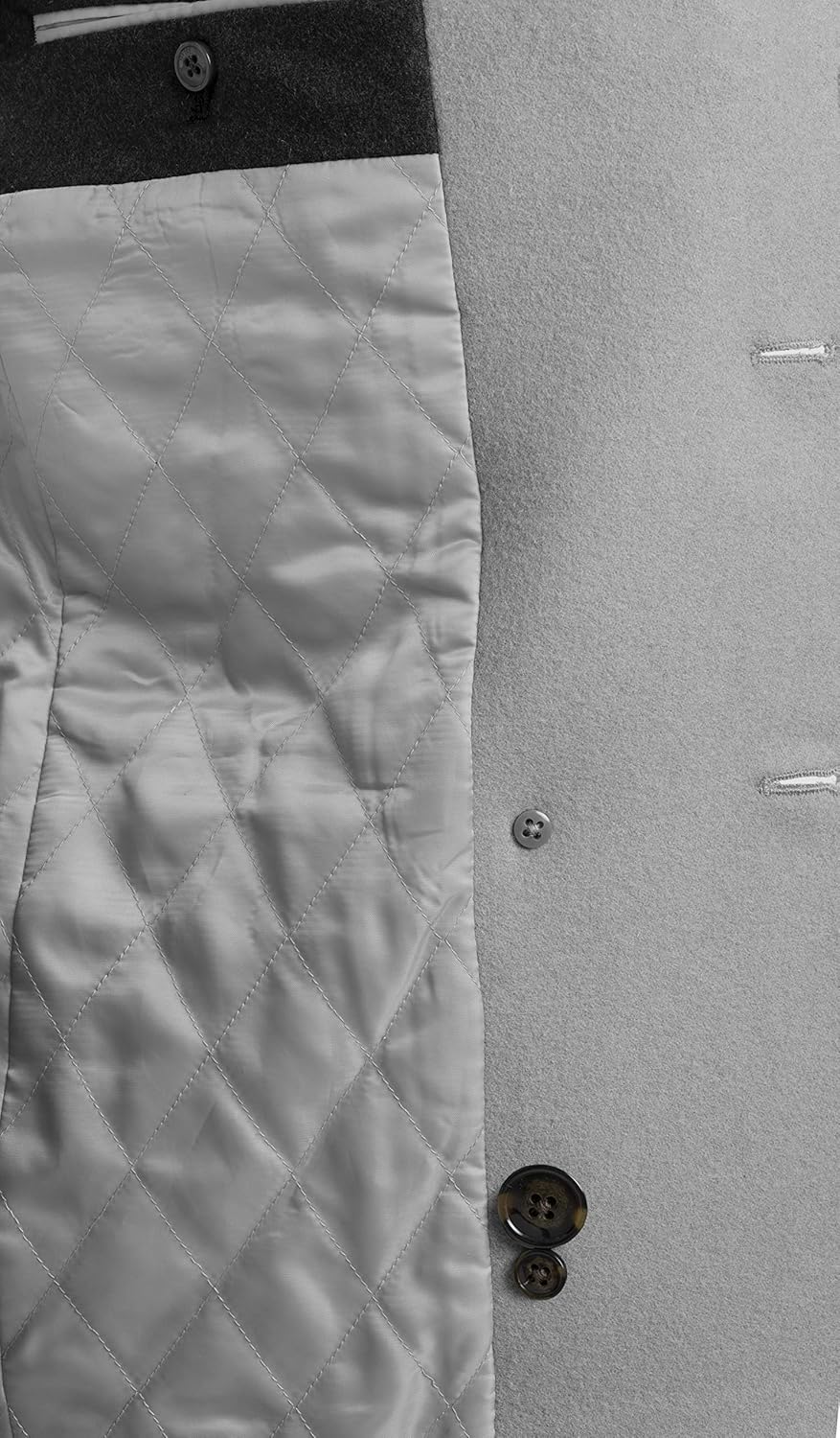 Chaps Men's All-American Authentic Style Peacoat 44 Grey