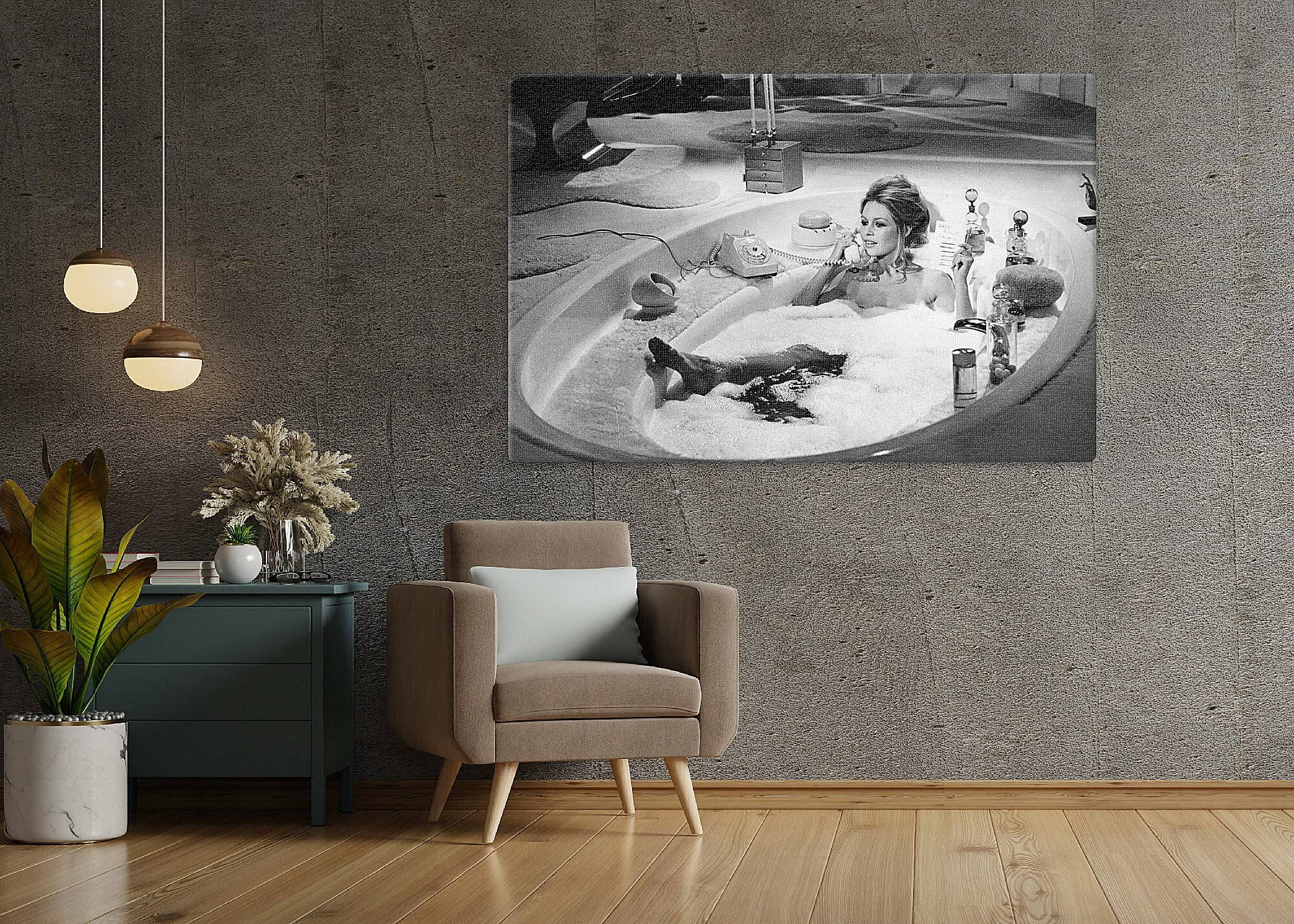 Brigitte Bardot Vintage photos impressions sur toile mur Art affiche Art toile impression décoration impression sur toile décor à la maison-50x70 cm pas de cadre