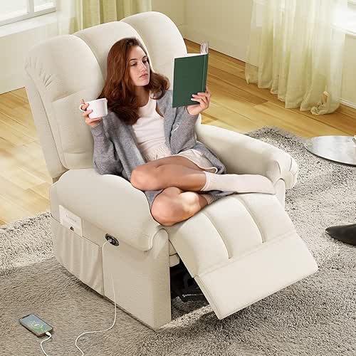 Updated Power Recliner Chair, Adjustable Electric Recliner Chairs for Adults,