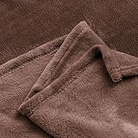 Vista 185 de BEDELITE Fleece Blanket White Throw Blanket for Couch & Bed, Luxury Plush Cozy Fuzzy Blanket 50" x 60", Super Soft Warm Lightweight Throw Blanket