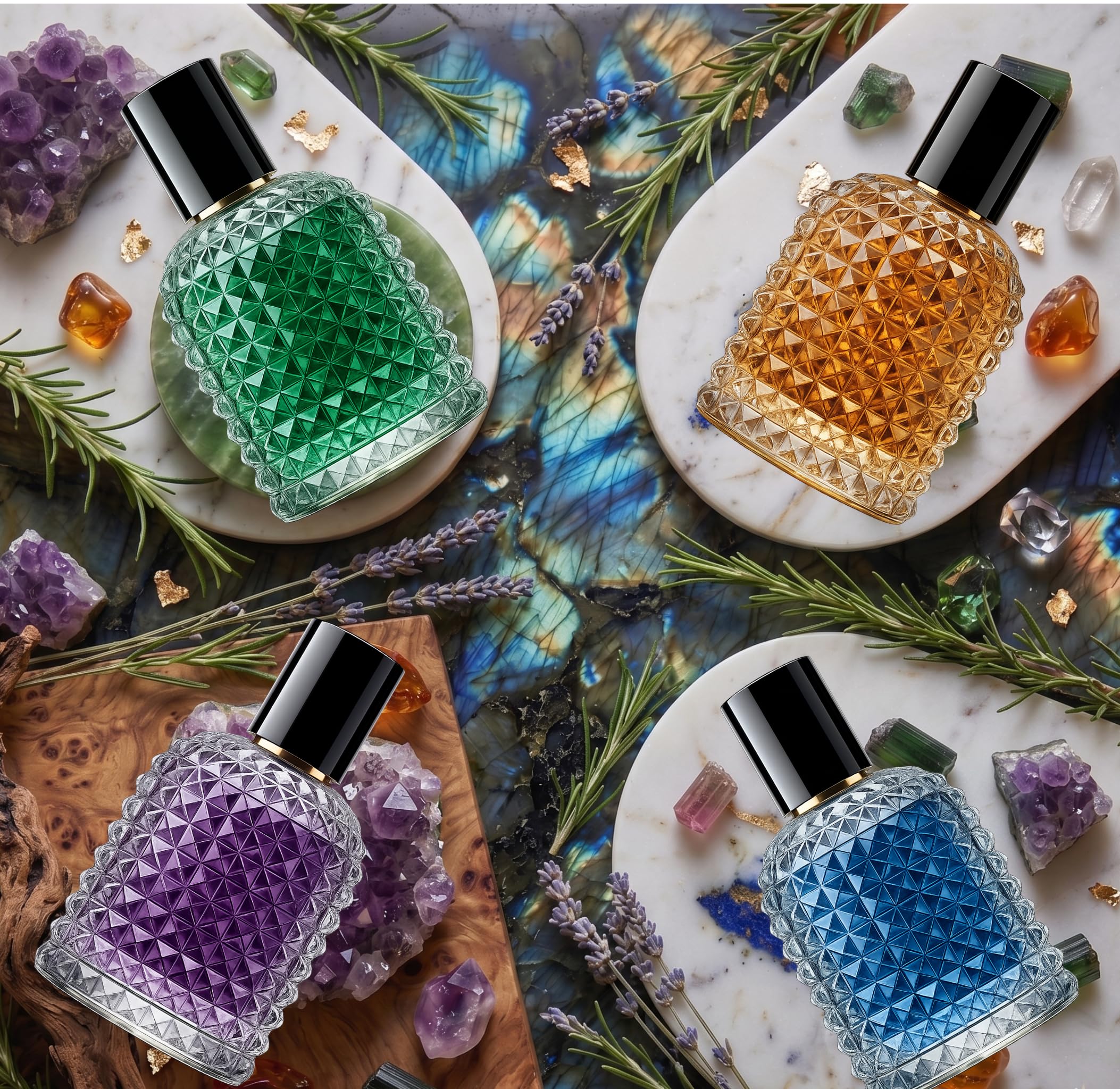 Combo Pack of 4 | Vibrant - Vibes - Savanna - Emerald | |Parfum|Long-Lasting| Eau de Parfum | 200 ml - 50 ml X 4-picture-18