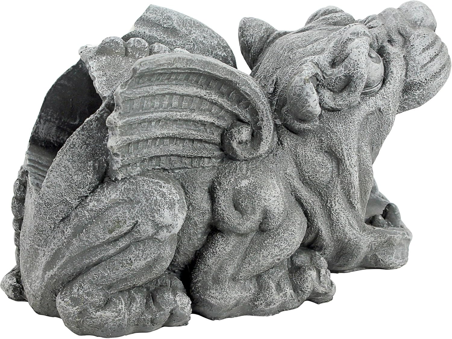 Design Toscano QM7512079 Roland the Gargoyle Gutter Guardian Rain Downspout Extension Statue, 10 Inch, Polyresin, Full Color,Dimensions: 10"Wx5.5"Dx5.5"H 3 lbs. : Gutter Guards : Tools & Home Improvement