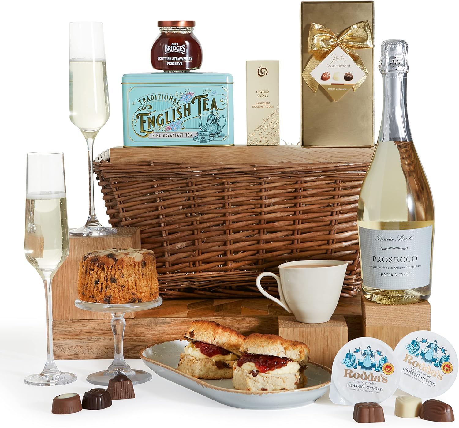 Luxury Afternoon Tea With Prosecco Hamper Cream Tea Hampers & Gift