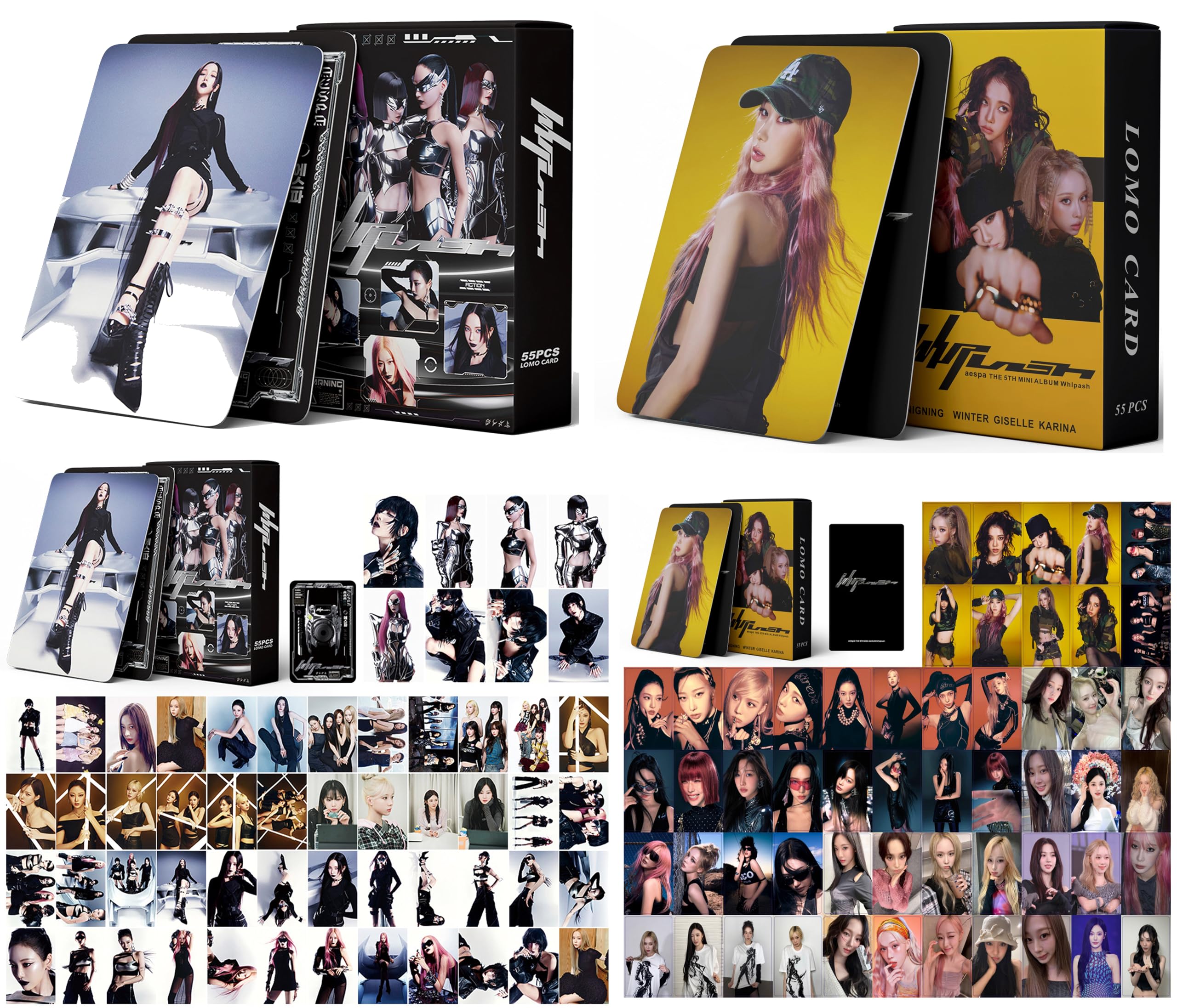 2Packs/110Pcs Lomo card set For Aespa- 5th Mini Album Greeting