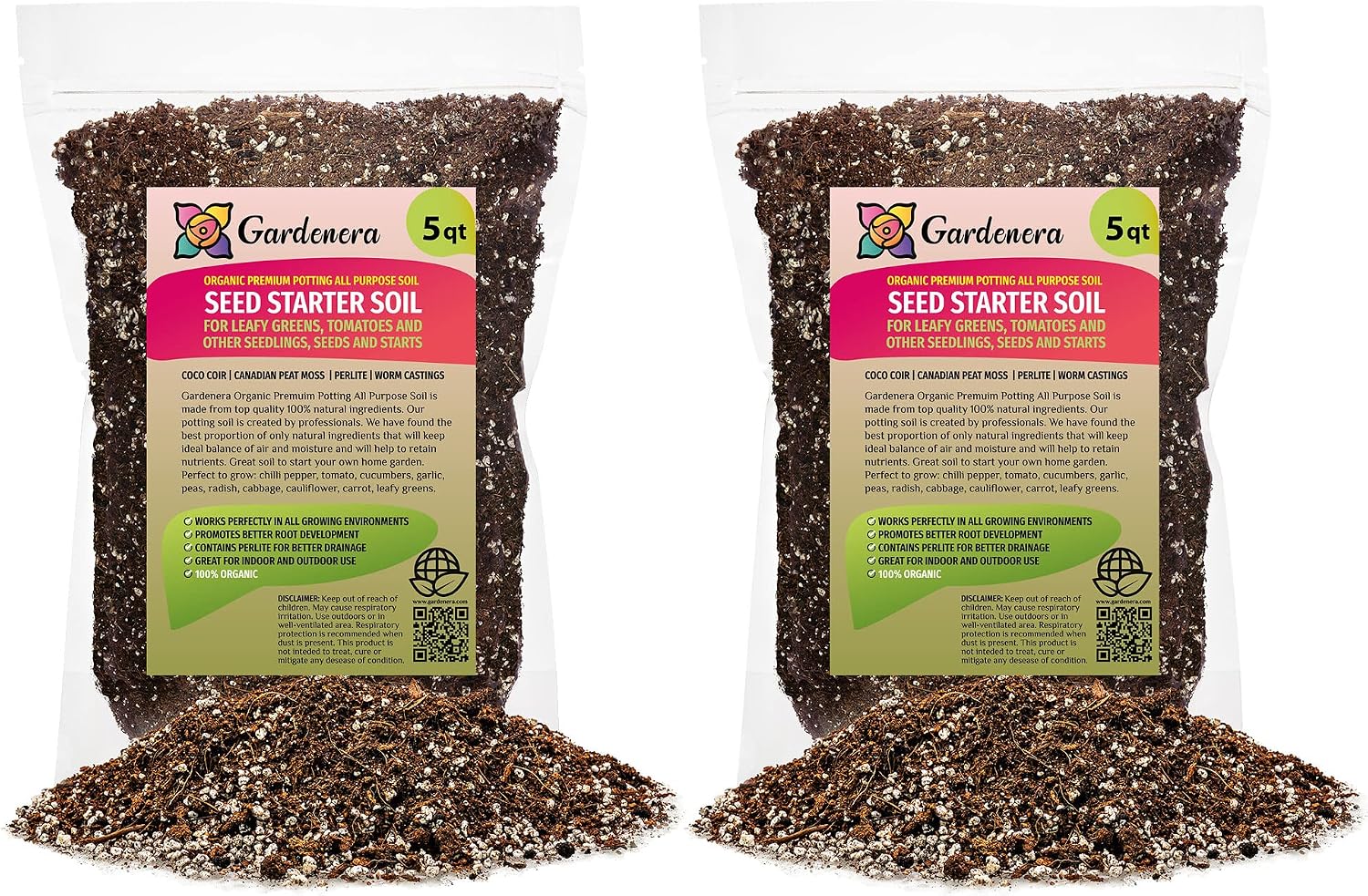 Amazon.com : Premium Organic Seed Starter Soil - 10 Quart - All-Purpose ...