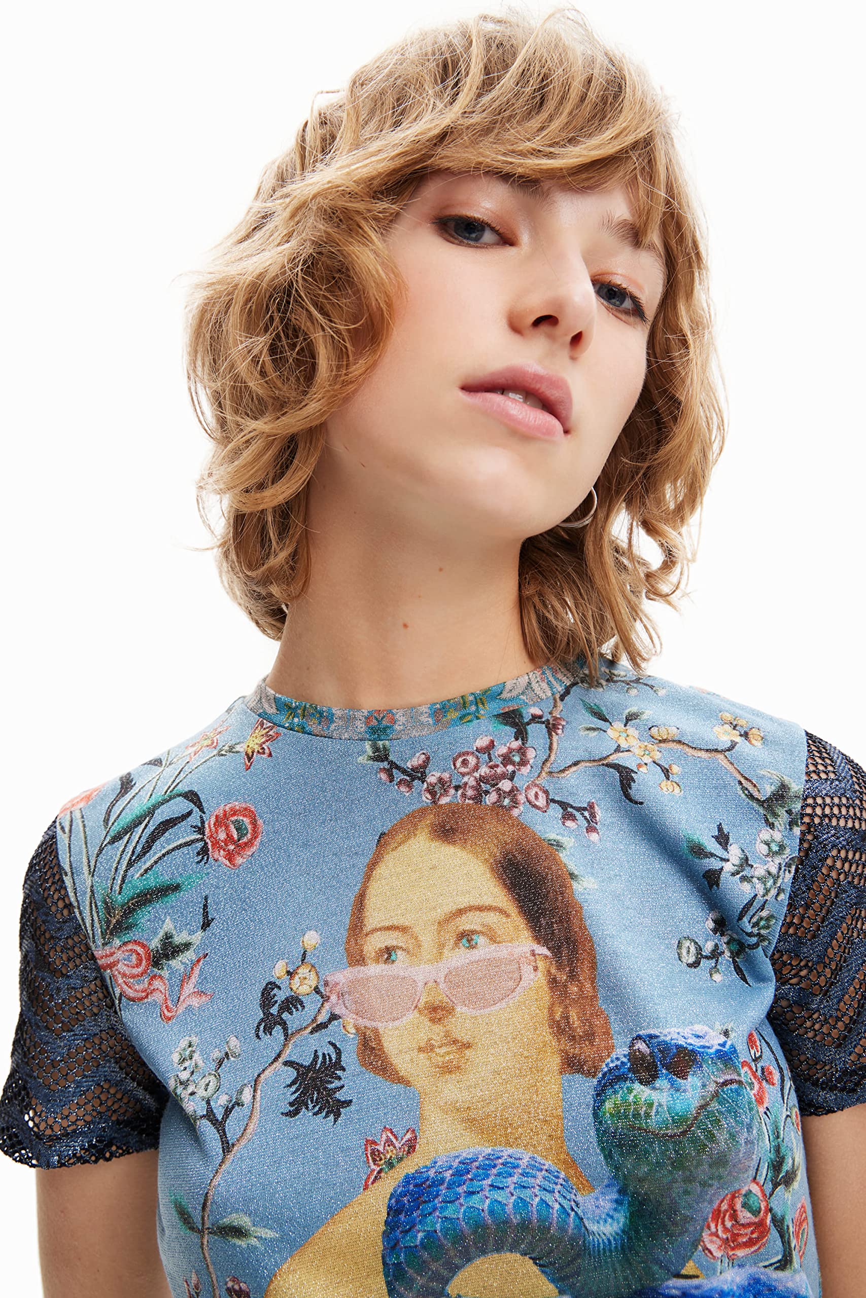 Desigual Damen Ts_Filipa 5000 T-Shirt (1er Pack)