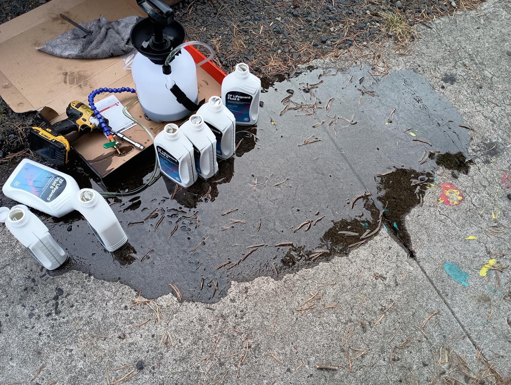 ZF LifeGuard Fluid 8 Automatic Transmission Fluid - 7 Liters 2