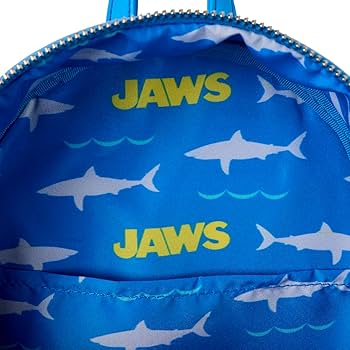 関税込【LOUNGE FLY】Jaws Universal ジョーズ バックパック Amazon.com: Loungefly Universal Jaws Mini Backpack
