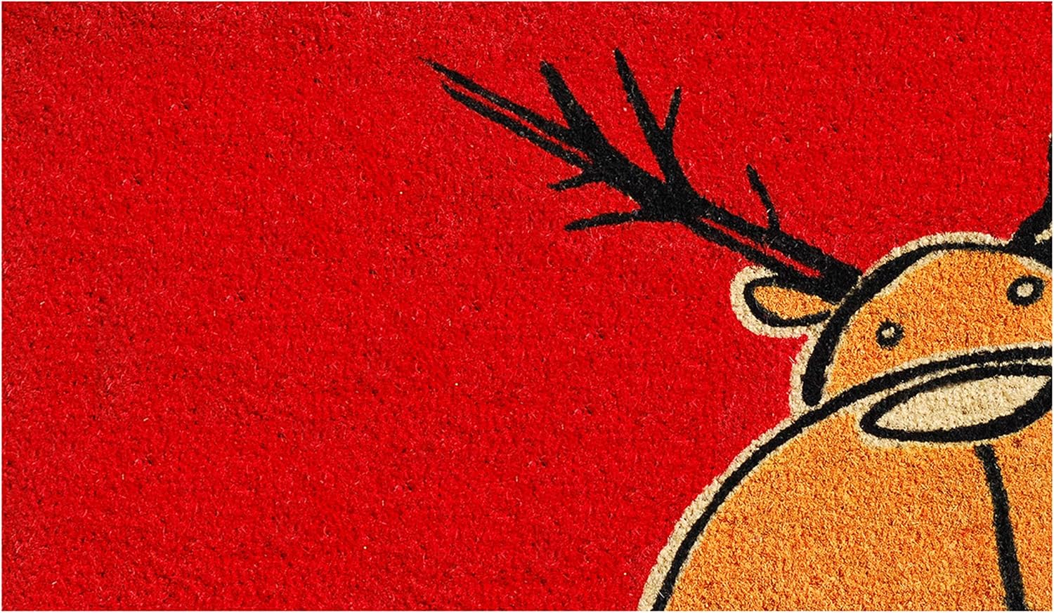 Calloway Mills 120971729 Christmas Moose Doormat, 17" x 29", Multicolor