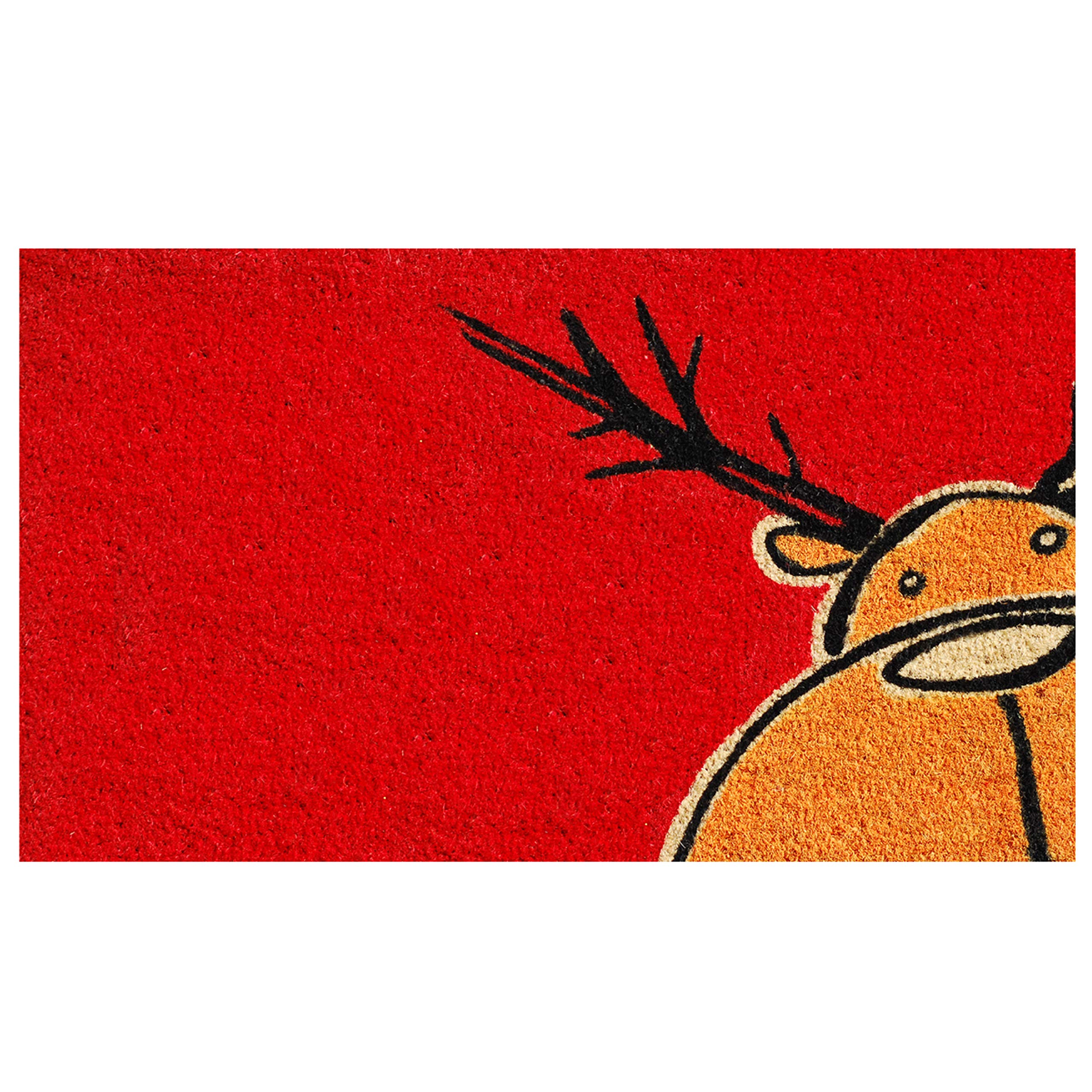 Calloway Mills 120971729 Christmas Moose Doormat, 17