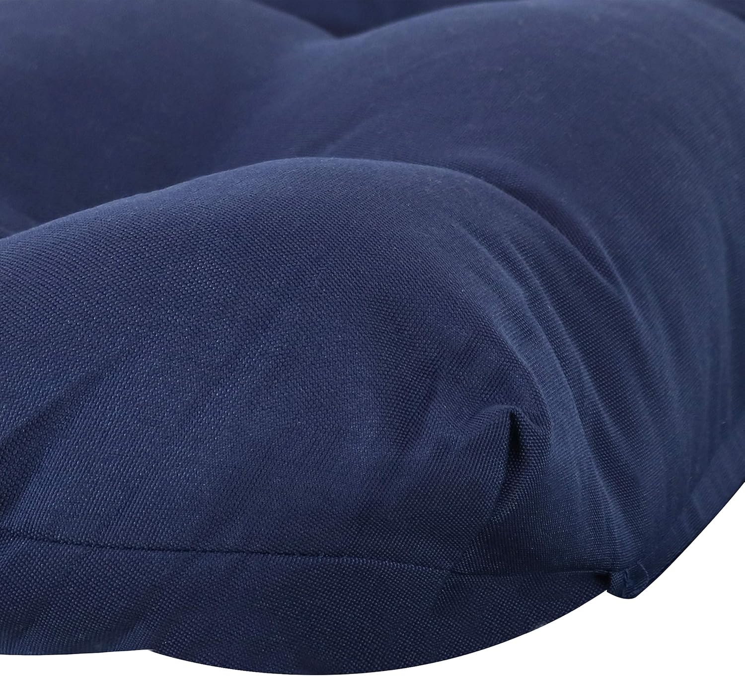Sunnydaze 75-Inch 300 D Olefin Tufted Outdoor Chaise Lounge Chair Cushion with Polyester Fill - Blue