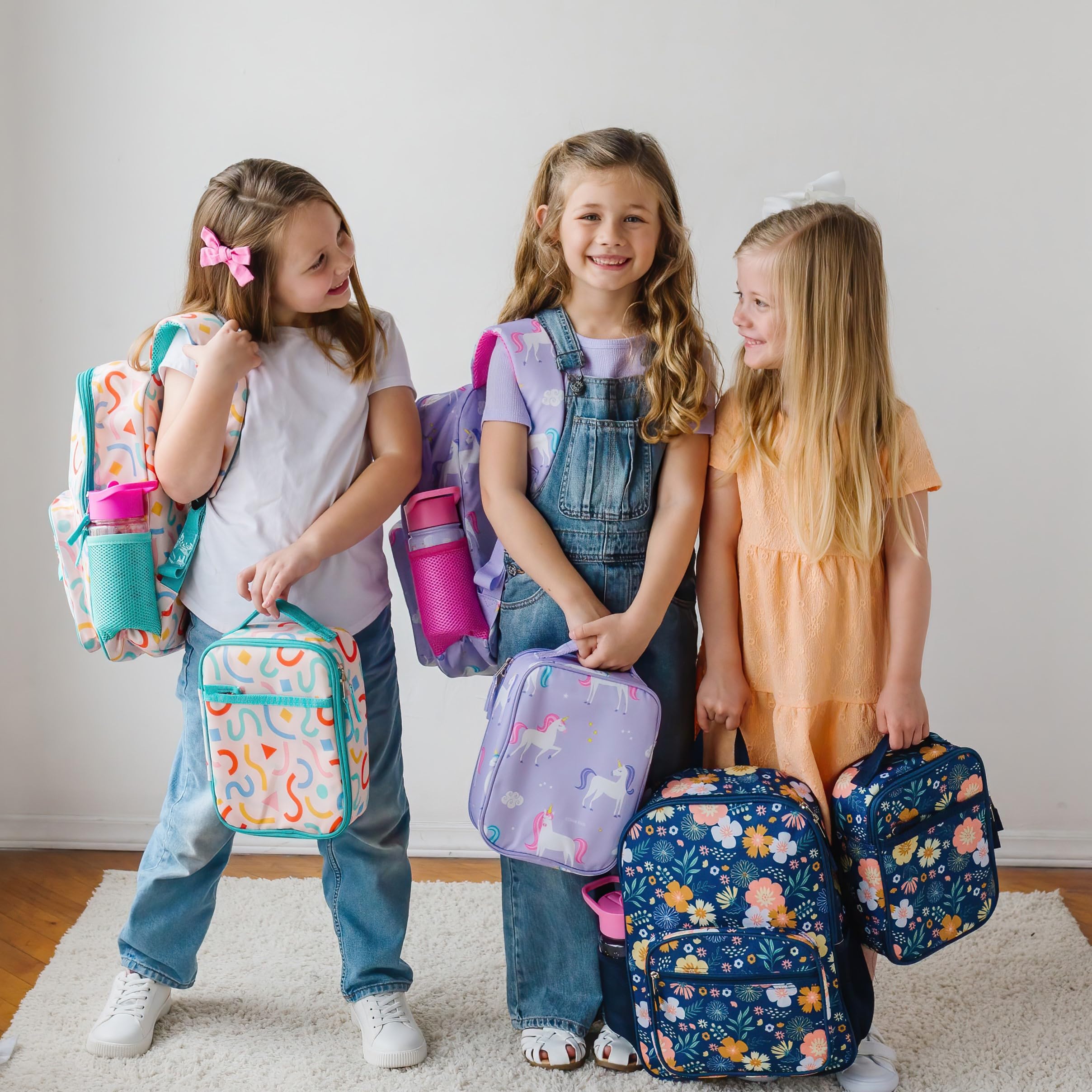 Wildkin ECO rPET Insulated Original Lunch Bag – Durable, Stylish, Ideal for School & Travel - Unicorn