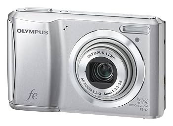 OLYMPUS オリンパス 5X FE-47 コンデジ デジカメ Amazon.com : OM SYSTEM OLYMPUS FE-47 14 MP Digital Camera