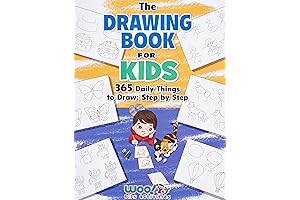 The Drawing Book for Kids Ages 8-12: 365 Daily Things to Draw, Step by Step