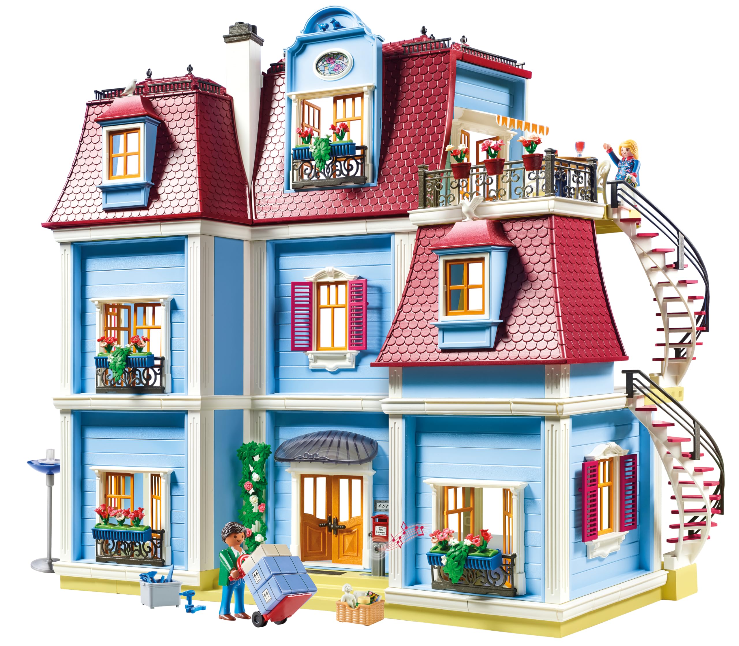 PLAYMOBIL Dollhouse 70205 Duży Domek dla Lalek, od 4 Lat