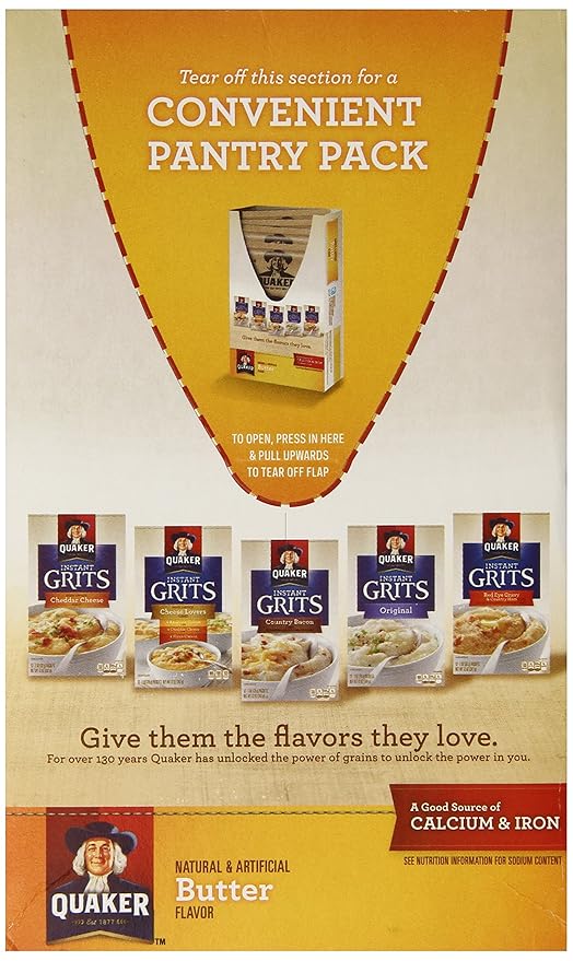 Quaker Instant Grits Mantequilla 12 Onzas miniatura 5