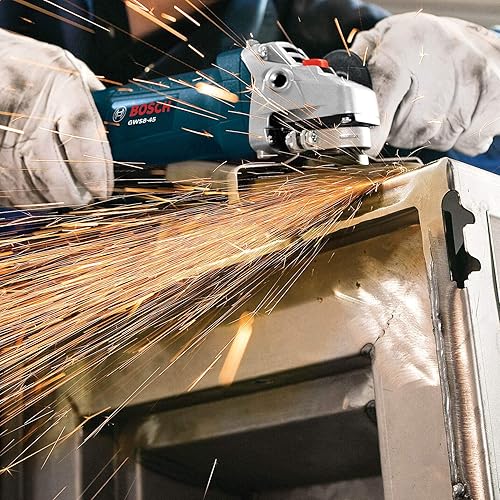 Miniatura 3 de Bosch Amoladora angular GWS8-45-RT de 7.5 amperios y 4-1/2 pulgadas (renovada)