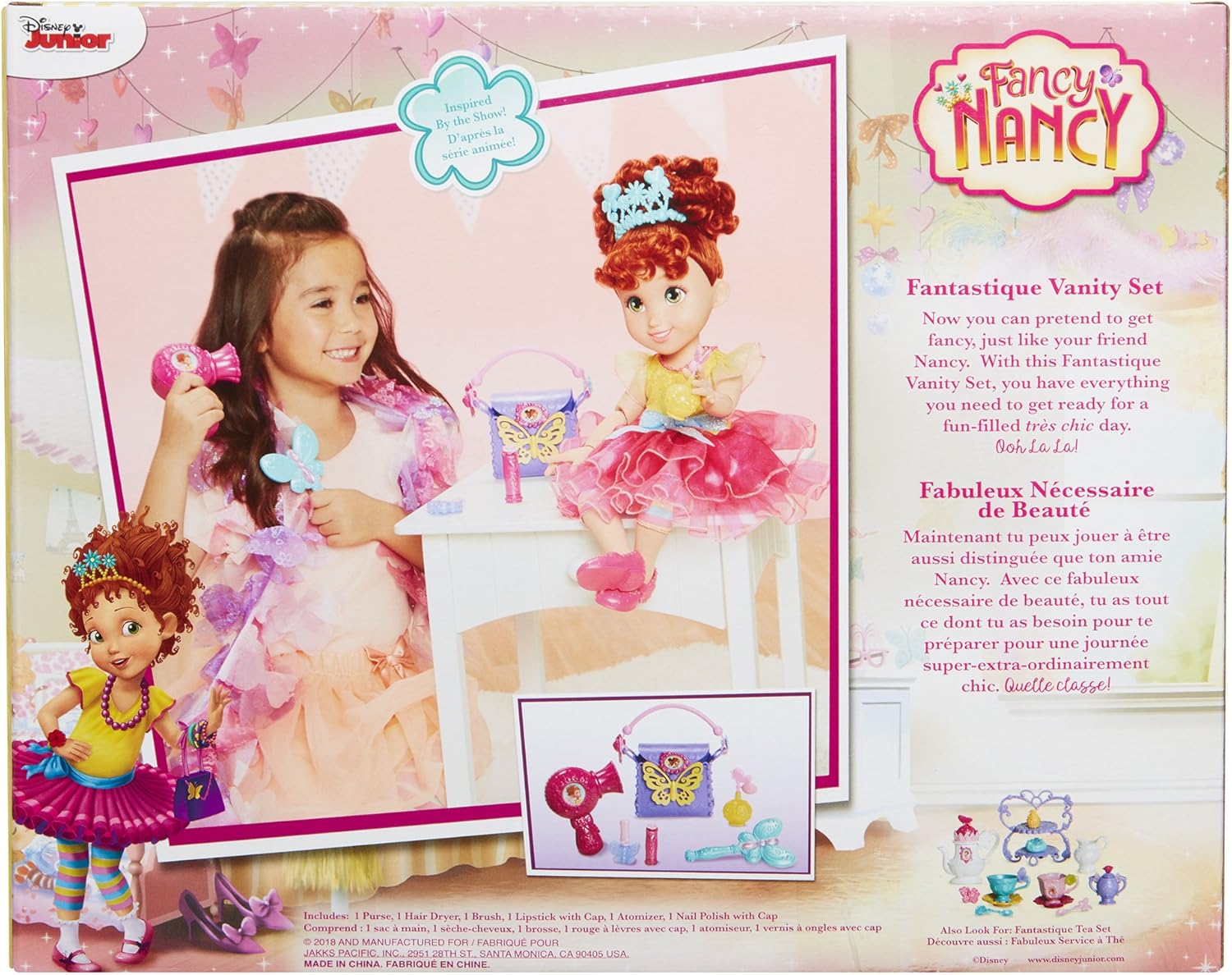 Fancy Nancy 77418 Fantastique Doll-Sized Vanity (6 Piece), Multicolor
