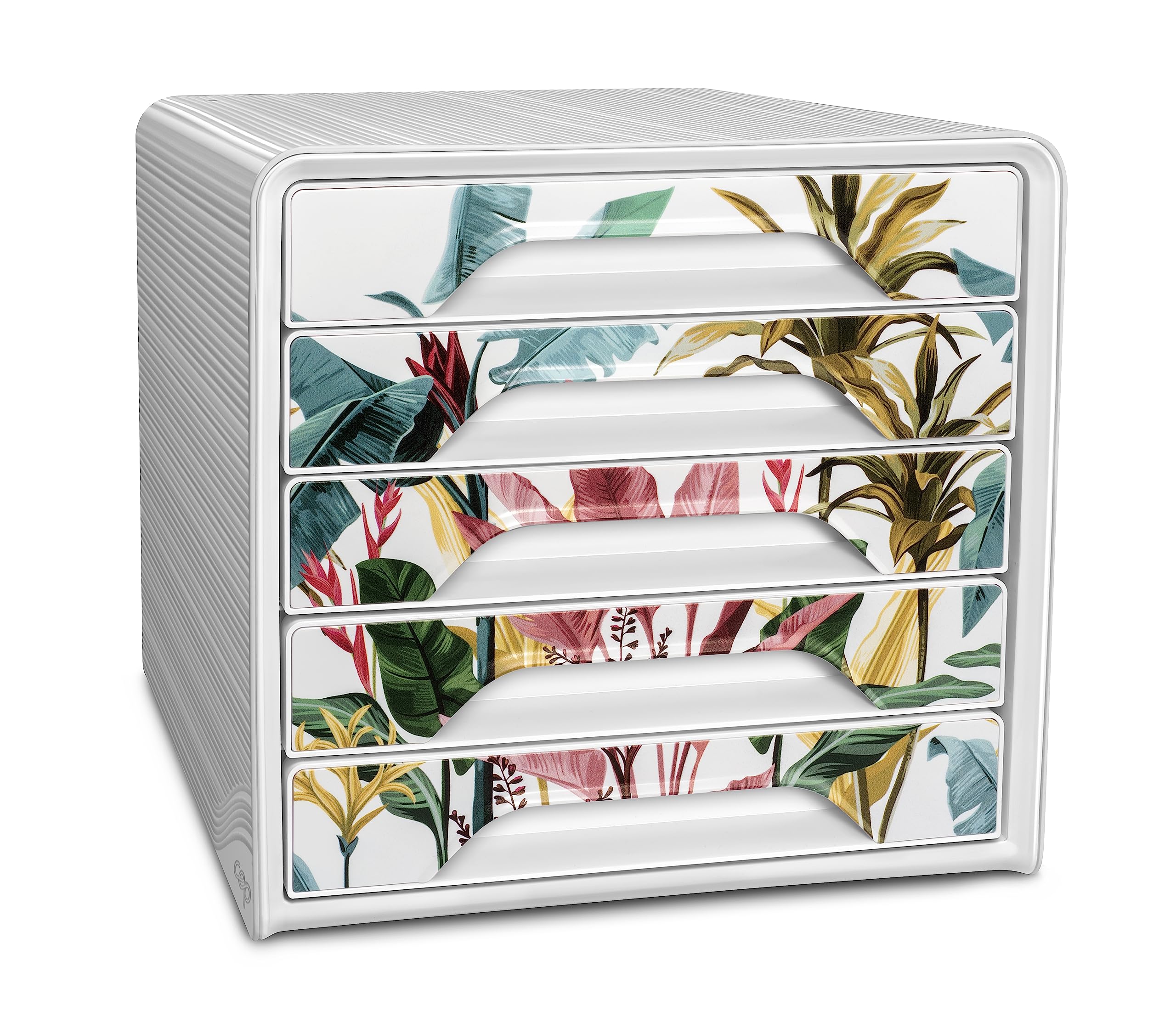 CEP File Folder Module Organiser 5 Drawers Document Storage Office Smoove Tropical — image 1