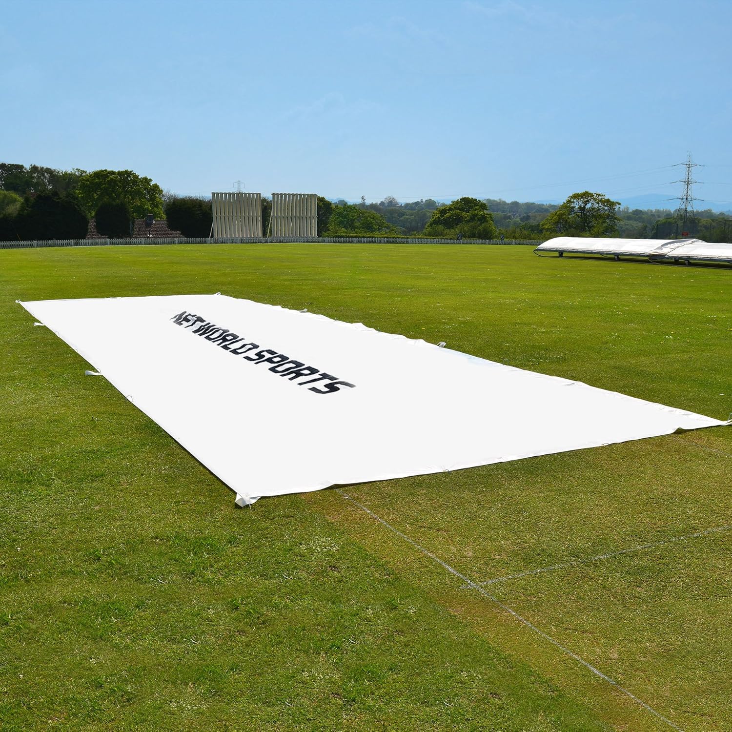 NWS Semi Translucent Flat Sheet Cricket Covers | 250GSM PVC Wicket Covers [5 Sizes]