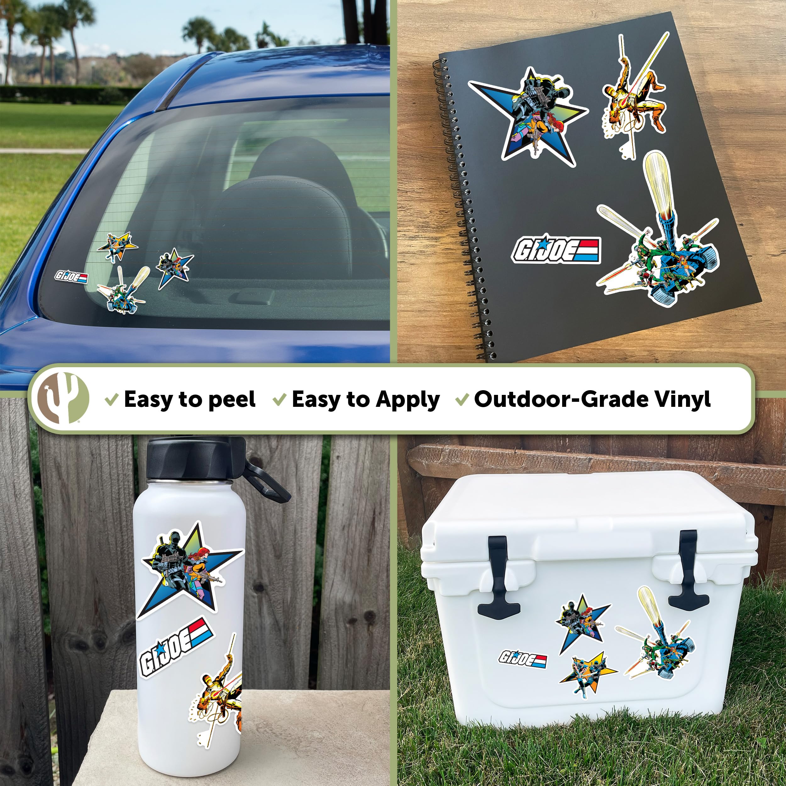 Amazon.com: Desert Cactus GI Joe 5 Sticker Sheet Vinyl Decal