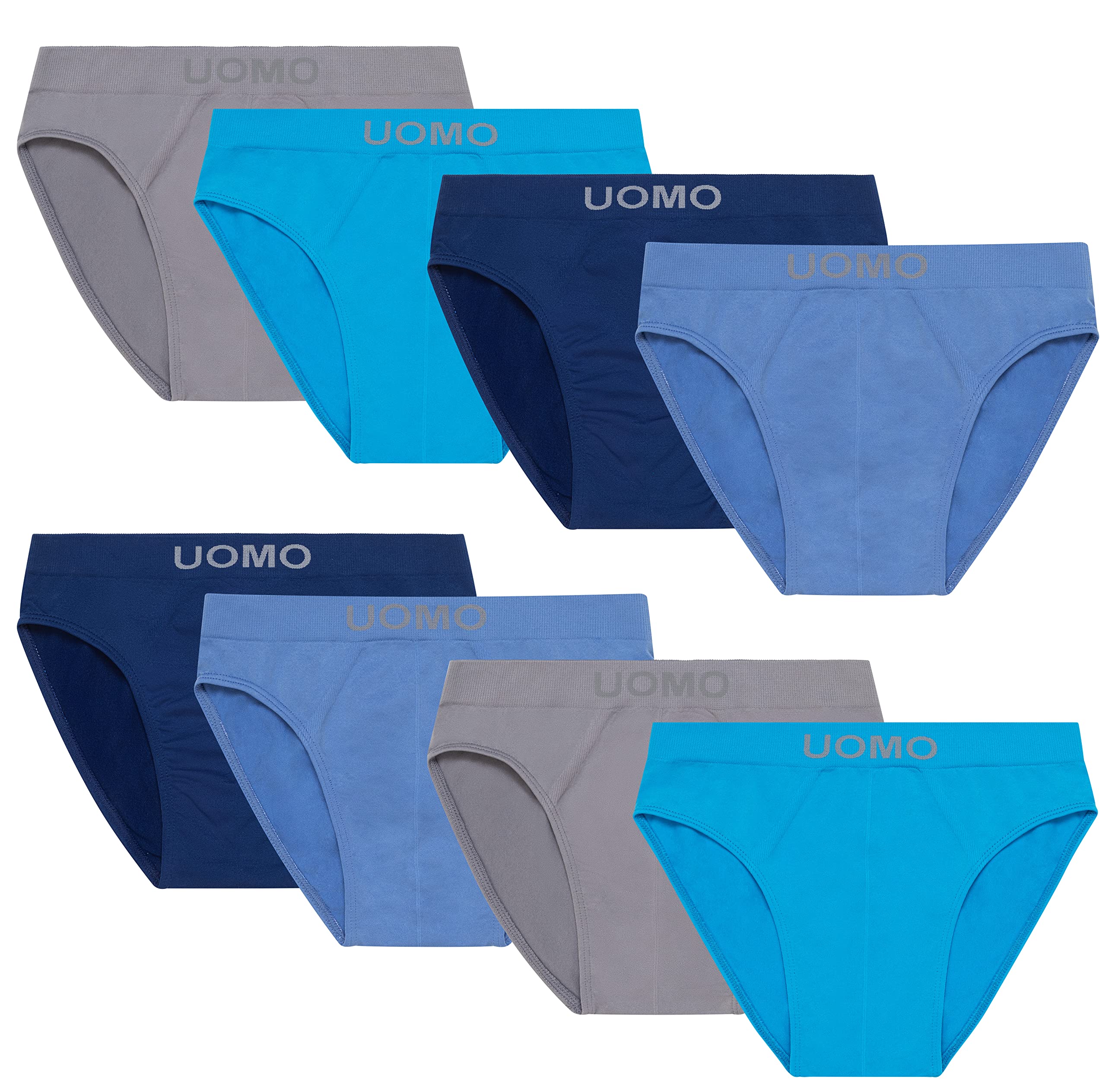 Channo Niño Calzoncillos Slips de Licra para Niños, Colores Lisos, Suaves y elásticos