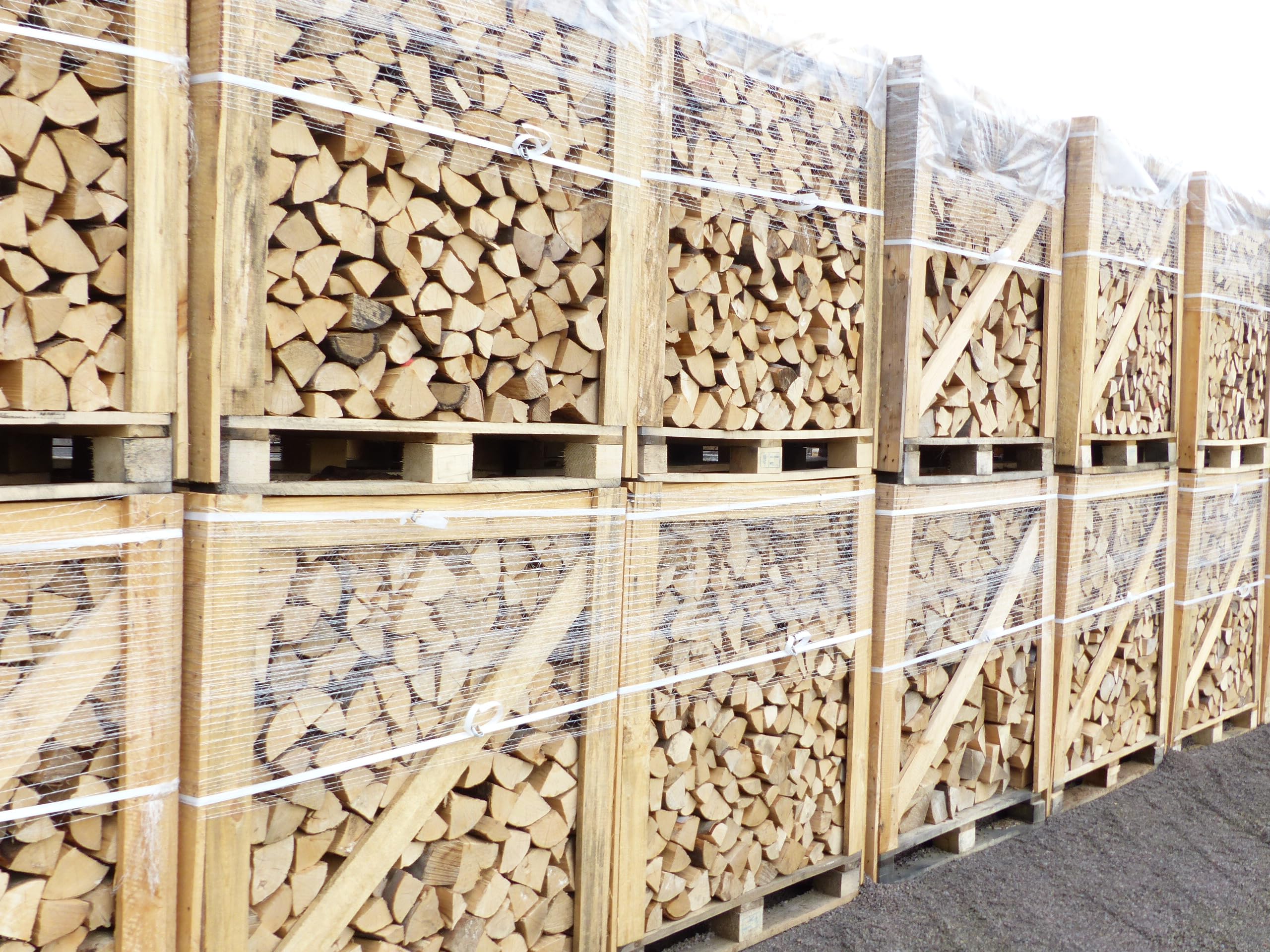 1m³ ? 1,6 SRM Kaminholz Feuerholz Brennholz Buche Holzscheite trocken 7% Premiumqualität (EUR 0,60 / kg)