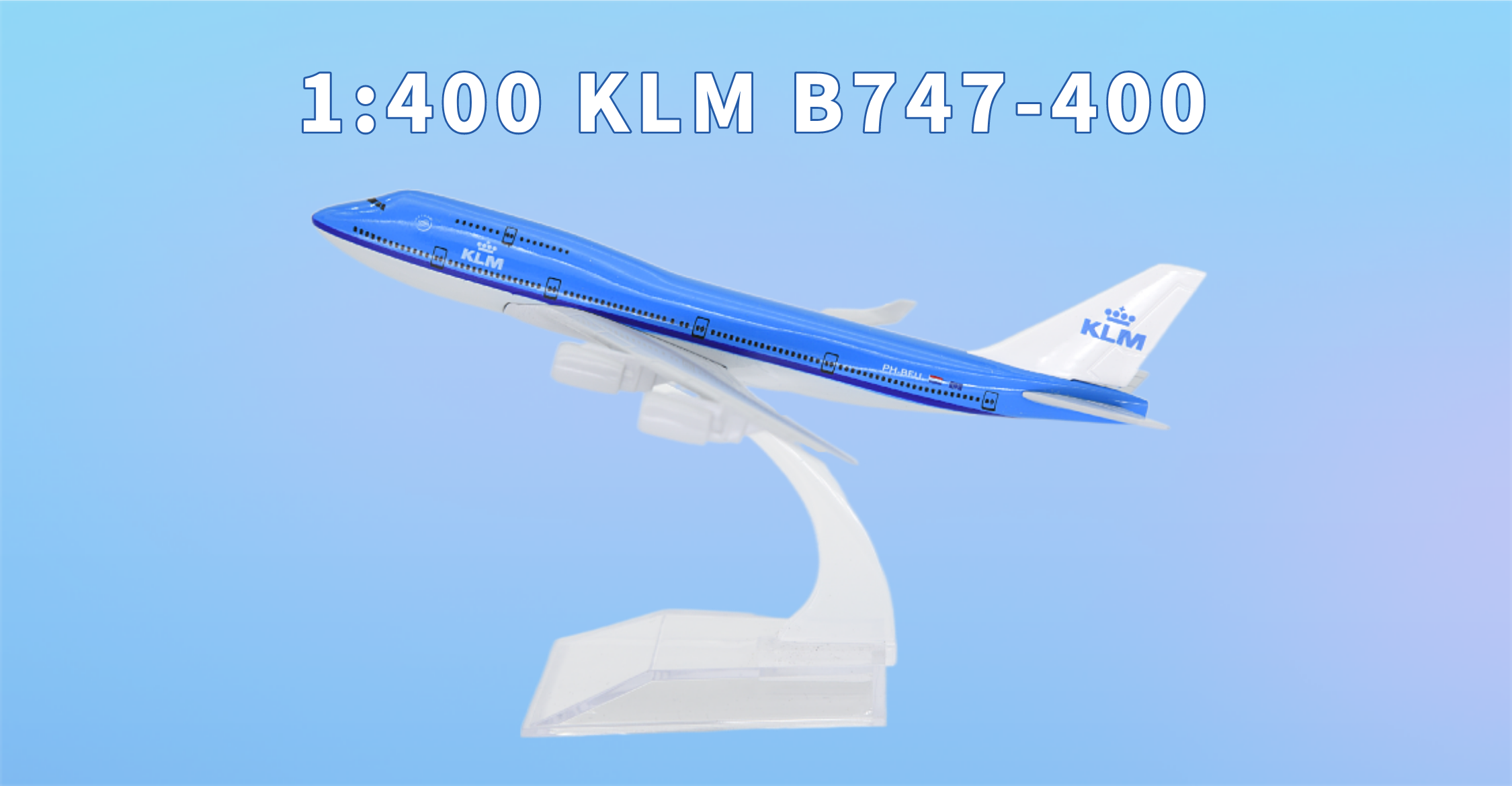 KLMオランダ航空　B747-400　1/ 600　schabak KLMオランダ航空 B747-400 1/ 600 schabak KLMオランダ航空 B747