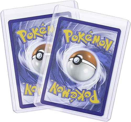 Miniatura 5 de 25 cargadores superiores de plástico duro, protectores de tarjetas intercambiables transparentes, fundas de Pokémon, Yugioh, béisbol, baloncesto,