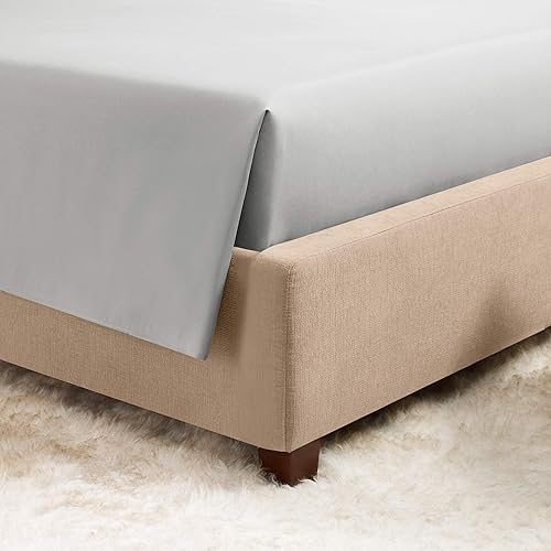 Miniatura 4 de Empyrean Bedding Sábanas encimeras de alta calidad  Paquete de 2 sábanas superiores "110 GSM" de microfibra de doble cepillado, gruesas y cómodas,