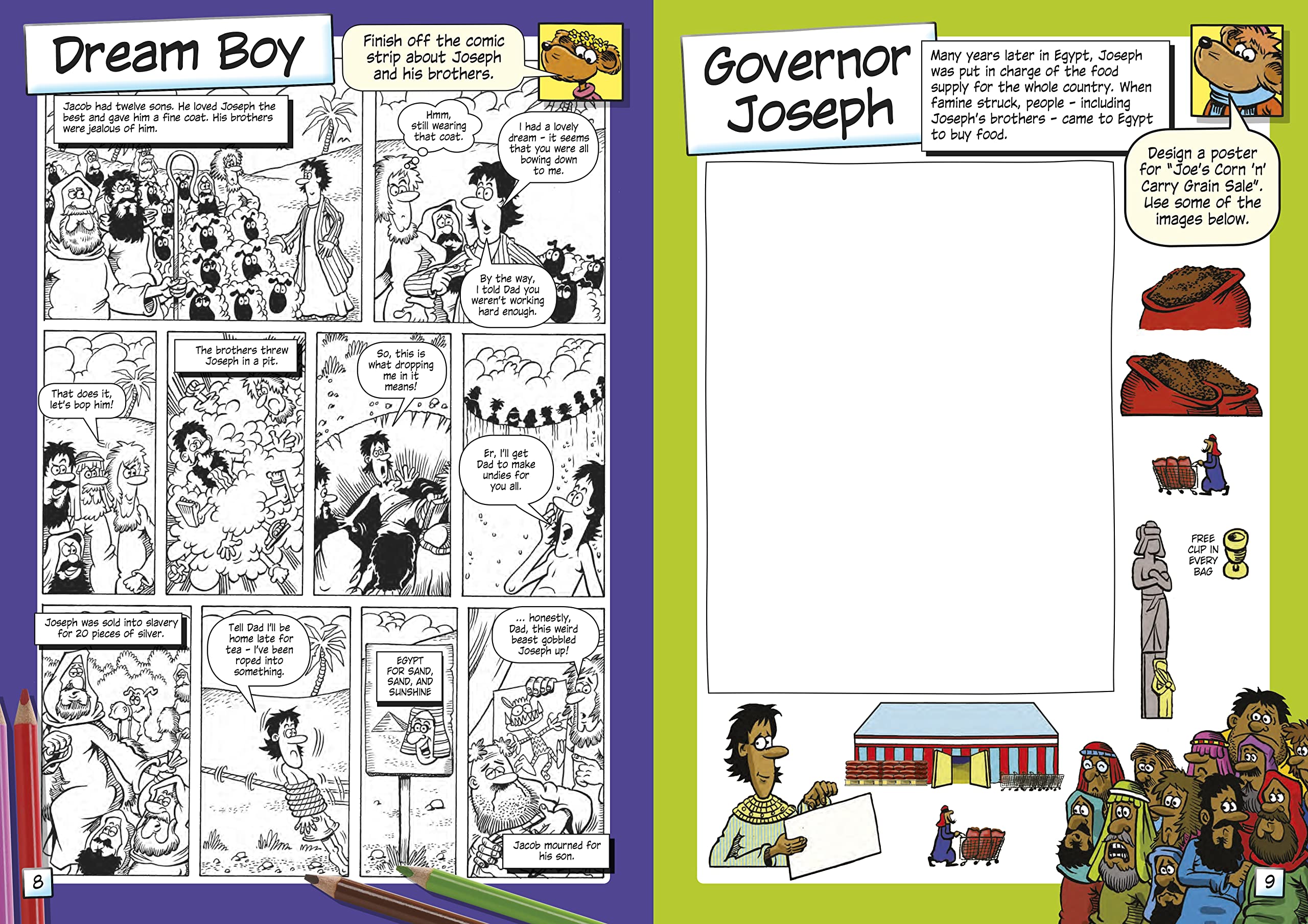 The Lion Kids Bible Comic Activity Book - Image 3