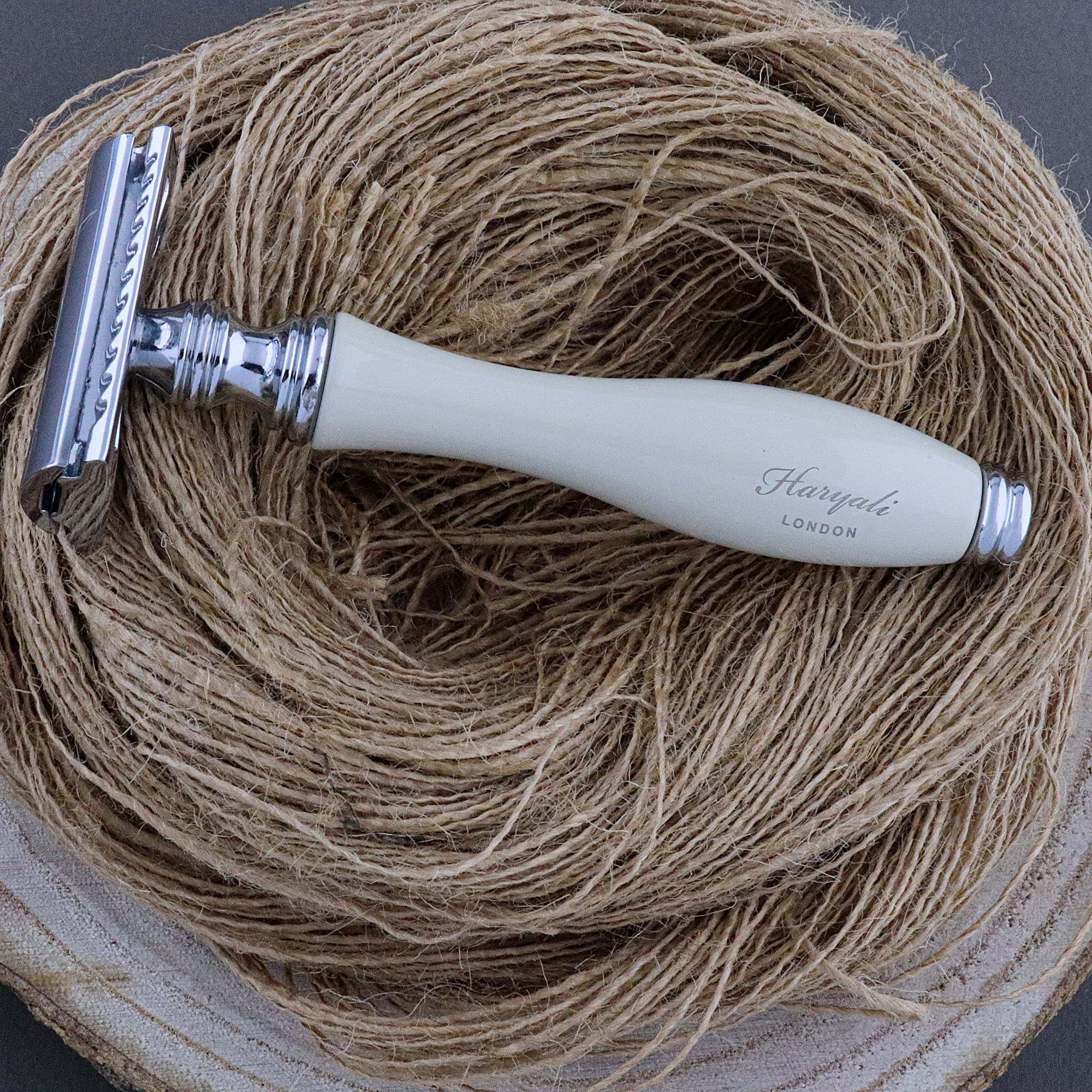Rasierhobel Set für Herren, 6-in-1 Rasierpinselset mit Rasierständer, Rasierset mit Rasierer, Rasierhobel Ständer, Rasierschale, Rasierseife, Alaunstift – Nassrasierer Herren Rasierset Geschenk