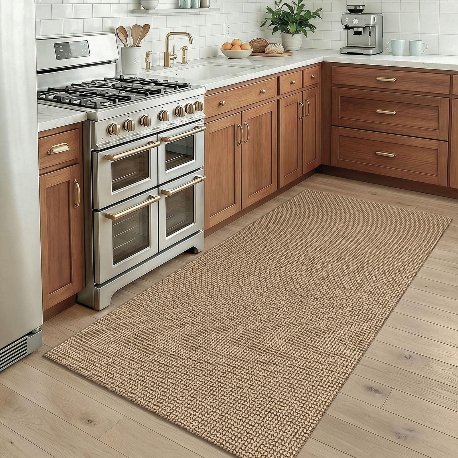 3x5 ft Washable Non Slip Cotton Area Rug M705